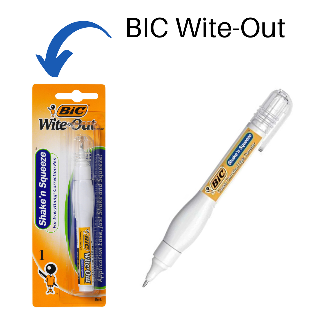 Wide Correction Pen / Whiteout, Whiteout Pen