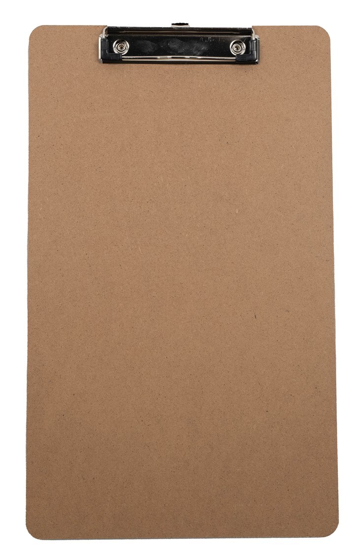 Sovereign Foolscap Masonite Clipboard With Flat Clip