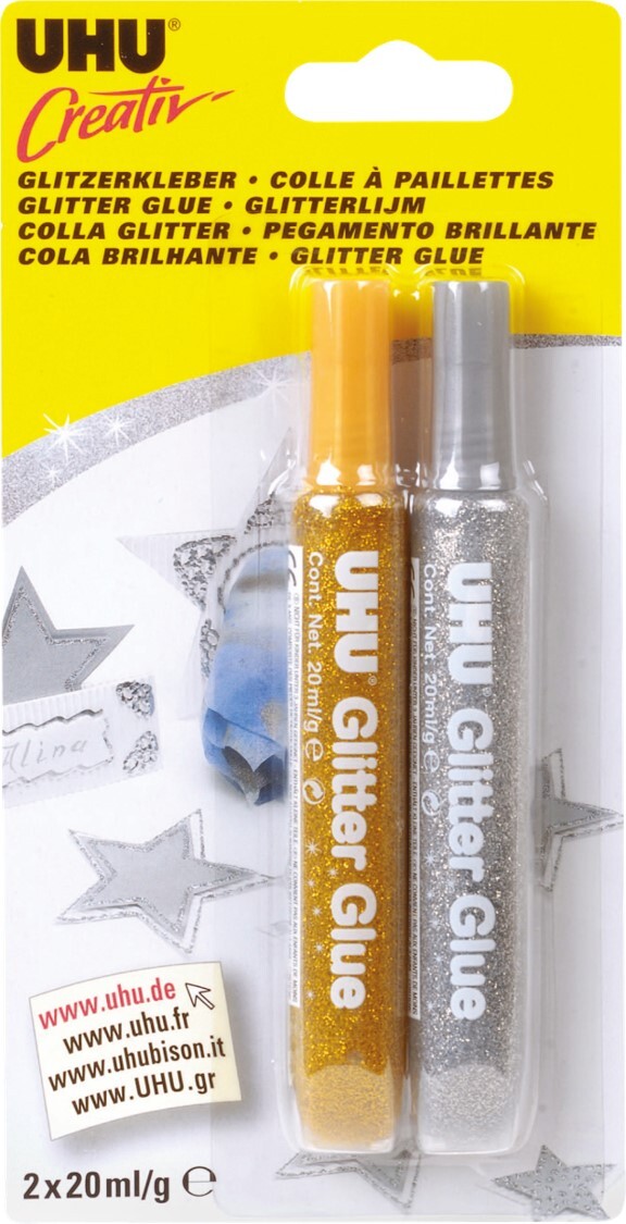 Crayola Glitter Glue Pens, Assorted Colors - 5 count, 0.35 fl oz each