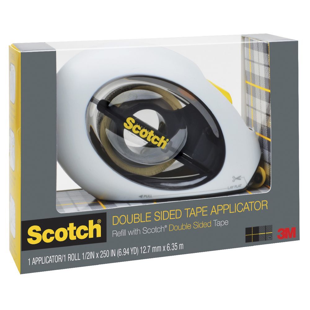 load scotch double sided tape dispenser