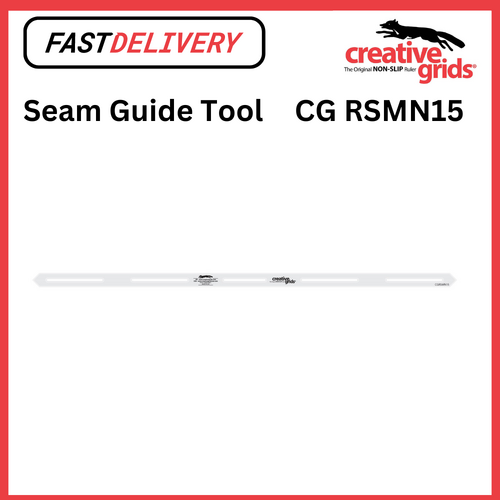 Creative Grids 15" Seam Guide Tool Ruler Non Slip Quilt Ruler Sewing Quilting Crafts - CG RSMN15