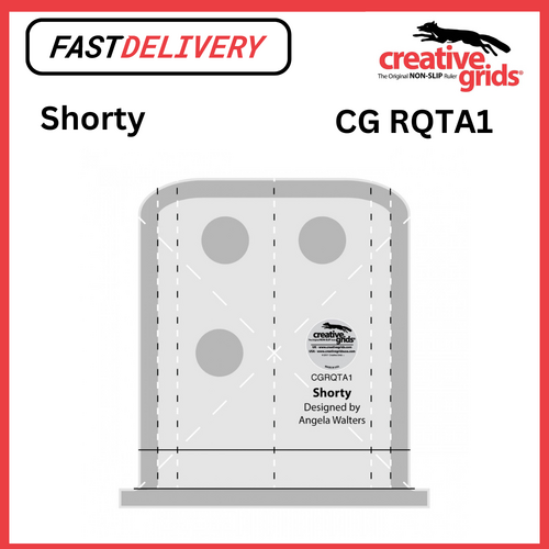 Creative Grids Machine Quilting Tool "SHORTY" Non Slip Quilting Tool By Angela Walters - CG RQTA1