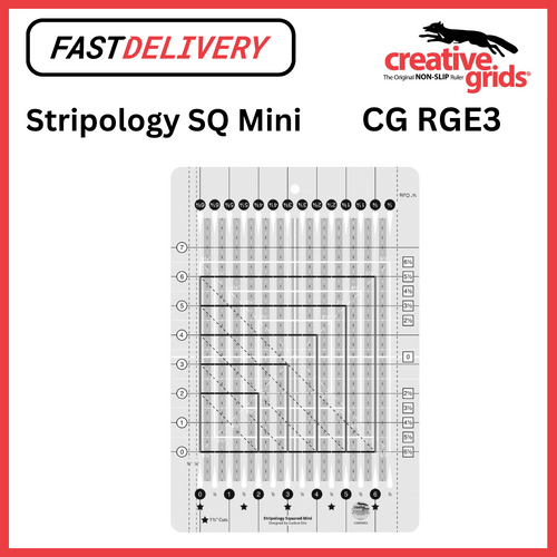 Creative Grids Stripology Mini Quilt Ruler Sewing Quilting Crafts - CG RGE3
