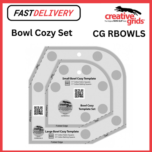 Creative Grids Small Bowl Cozy Template Sewing Quilting Crafts - CG RBOWLS 