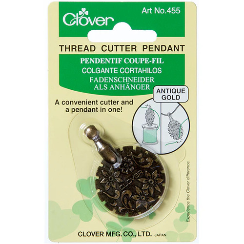CLOVER Thread Cutter Pendant Antique Gold - CV455