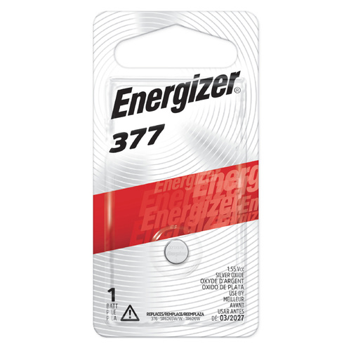 Energizer 377 1.55V Silver Oxide Coin Button Watch Battery Batteries BP1