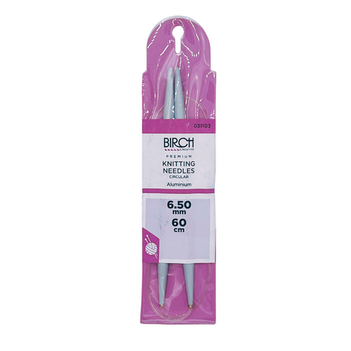 Birch Knitting Needles Premium Circular 60cm 031103 - 6.50mm