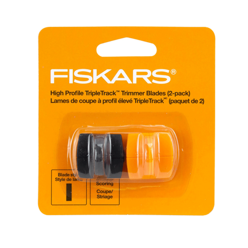 Fiskars High Profile Triple Track Trimmer Blades Cutting & Scoring 2 Pack - 057831