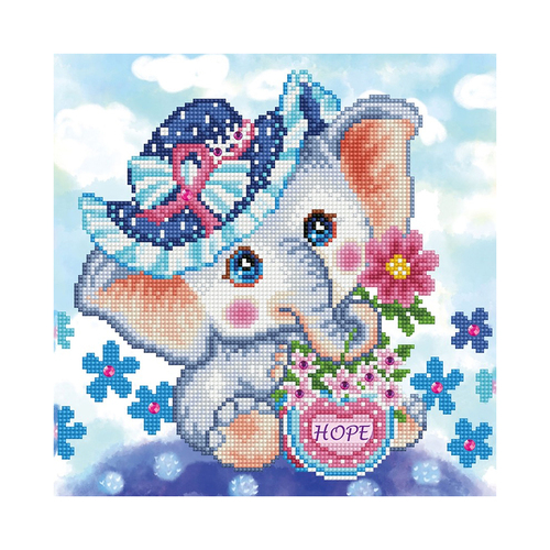 Diamond Dotz Elephant Hope Art Kit 30.5cm x 30.5cm - DD5.072