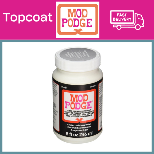 Mod Podge All-In-One Glue/Sealer/Finish Medium - Clear Chalkboard Top Coat - 236ml (8oz) - CS25262