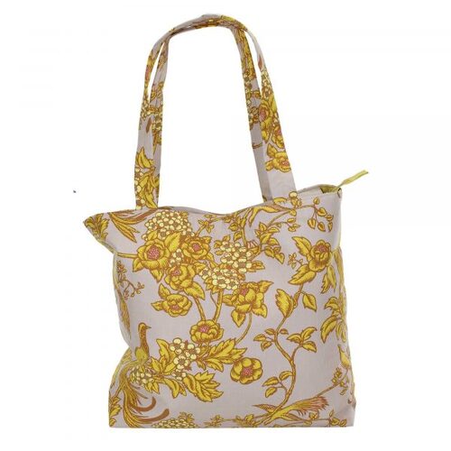 Florence Broadhurst Yarn Carry All Bag - Craft Bag - Gold - 010921