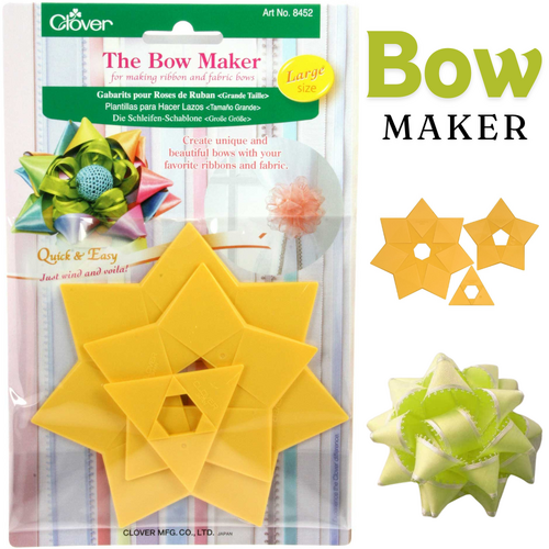 Clover Bow Makers, Large Size, Triangle, 5 Point Star  - 8452
