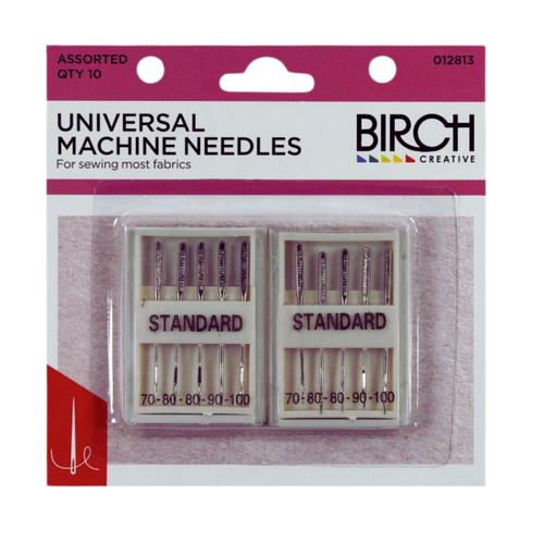 Birch Universal Sewing Machine Needles 10ON 70-100 Assorted - 012813