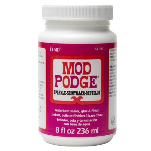 Mod Podge All-In-One Glue/Sealer/Finish Medium - Sparkle - 236ml (8oz) - CS11211