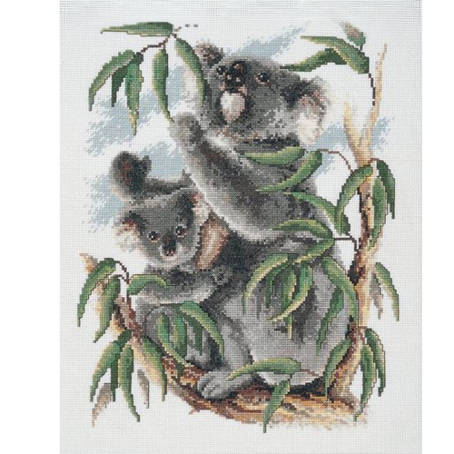 Counted Cross Stitch Kit Koala 28x35.5CM DMC AUSTRALIANA - AXRL.203