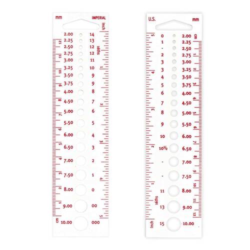 Birch Knitters Gauge/Count 2 - 10mm Needle Sizes Includes Metric / Imperial / U.S - 006681