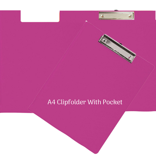 Bantex A4 Clipfolder Clipboard PVC 4240-61 - Grape