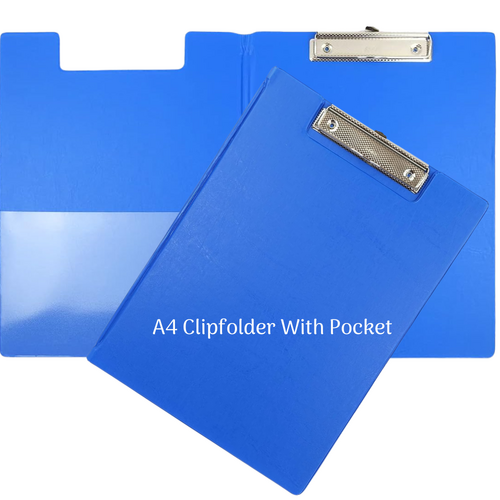 Bantex A4 Clipfolder Clipboard PVC 4240-62 - Blueberry
