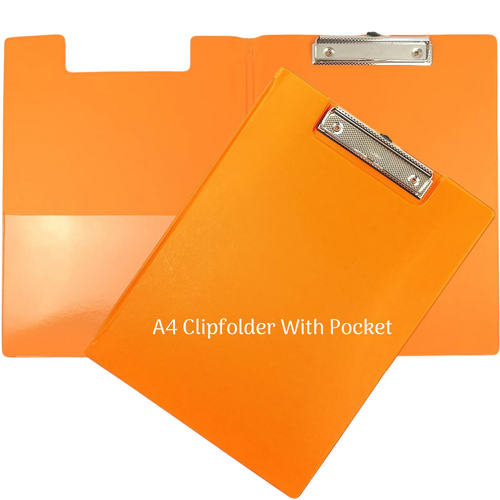 Bantex A4 Clipfolder Clipboard PVC 4240-64 - Mango