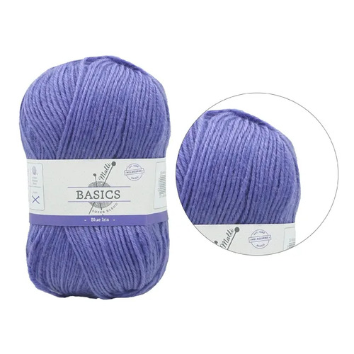 Malli Basics 100g Knitting Yarn Super Blend Acrylic/Polyester Craft ...