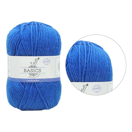 Malli Basics 100g Knitting Yarn Super Blend Acrylic Polyester Craft 