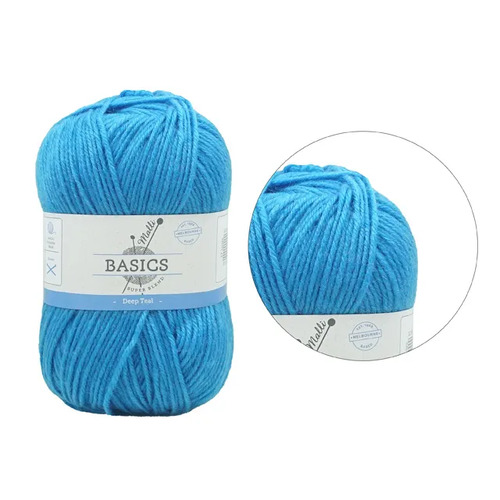 Malli Basics 100g Knitting Yarn Super Blend Acrylic/Polyester Craft ...