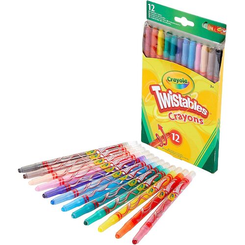 BIC Kids Plastidecor Triangle Crayons 12-set
