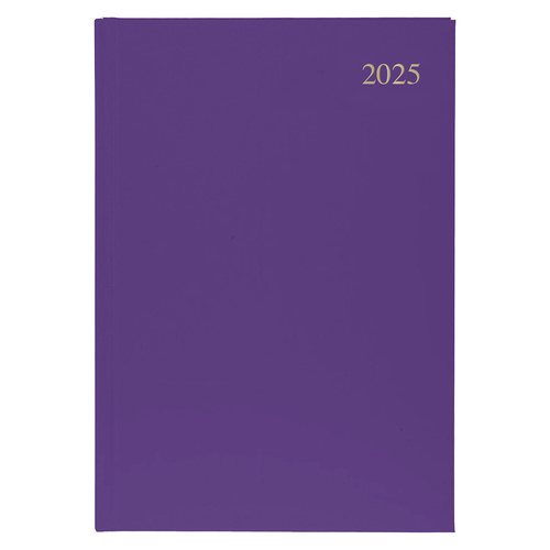 2025 Collins Essential A4 Diary Day To Page ESSA41.55 - Purple