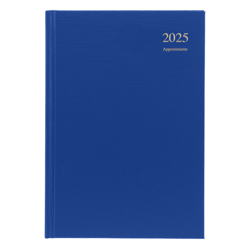 2025 Collins Essential A4 Appointment Diary Day To Page ESSA41A.60 - Blue