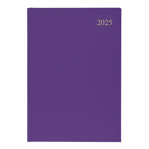 2025 Collins Essential A4 Diary Week To View ESSA43.55 - Purple