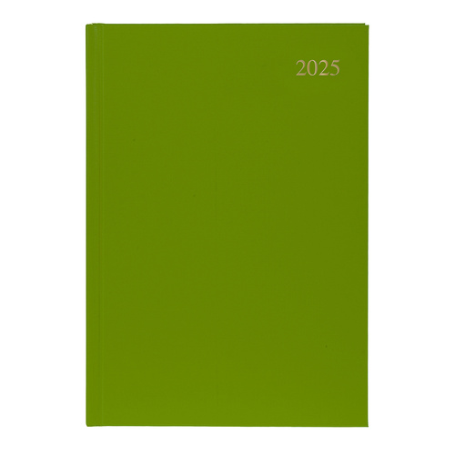 2025 Collins Essential A4 Diary Week To View ESSA43.64 - Lime Green