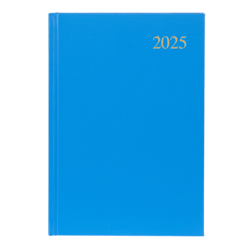 2025 Collins Essential A5 Diary Day To Page ESSA51.57 - Light Blue