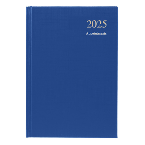 2025 Collins Essential A5 Appointment Diary Day To Page ESSA51A.60 - Blue