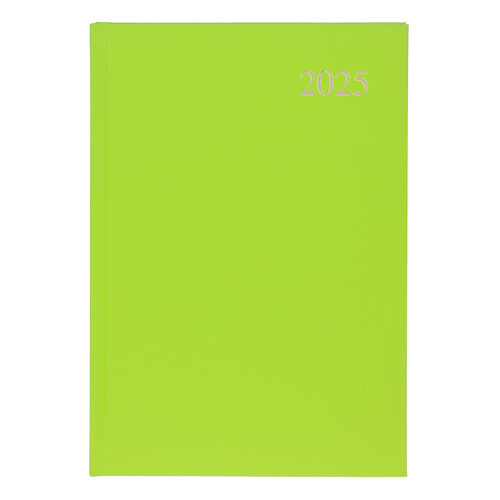 2025 Collins Essential A5 Diary Week To View ESSA53.64 - Lime Green