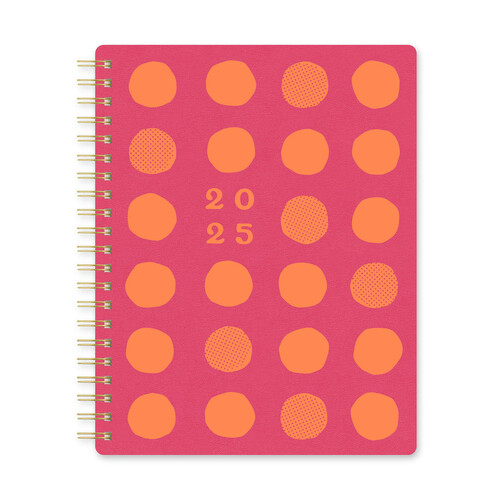 Orange Circle 2025 Baxter Planner Endless Summer Diary 