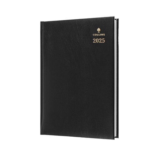 2025 Collins Sterling A4 Diary Day To Page 144.P99 - Black