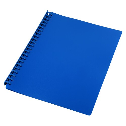 Display Book A4 Refillable 20 Page - Navy Blue