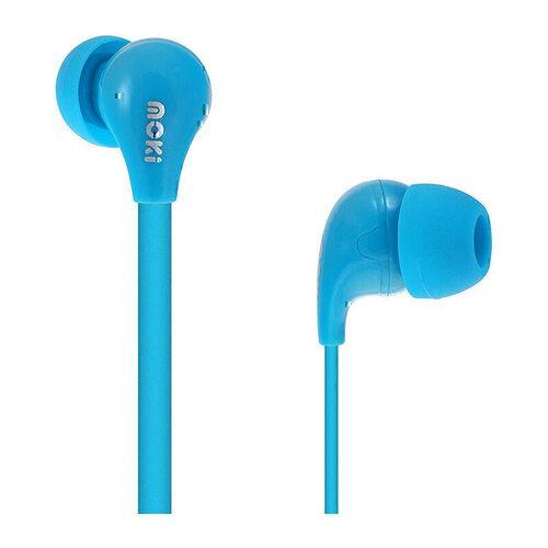 Moki 45 Comfort Buds Earphones Wired - Blue