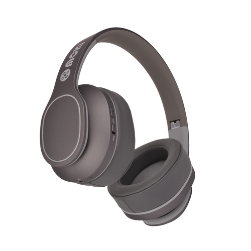 Moki Navigator Noise Cancelling Headphones Wireless Bluetooth - Grey