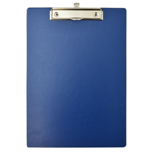 Bantex A4 Clipboard Clip Folder PVC 100855020 - Blue