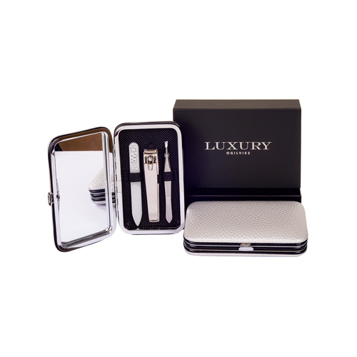 Luxury Beauty Set - Silver/Black