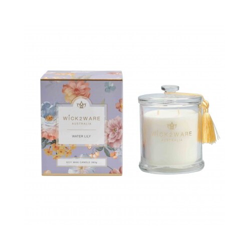 Wick2Ware Soy Candle Jar 380g - Water Lily