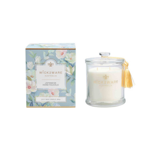 Wick2Ware Soy Candle Jar 380g - Japanese Honeysuckle