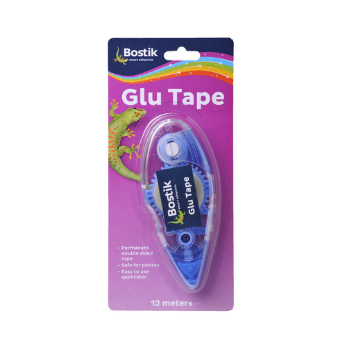 Bostik Glue Tape 6.4mm x 12m Acid Free Non Toxic