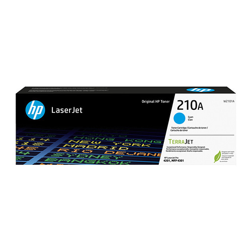 HP 210A Ink Toner Genuine Cartridge W2101A - Cyan