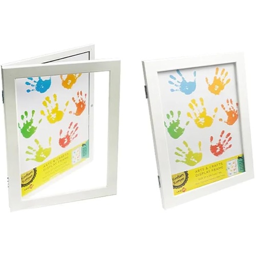 2 x DIY Craft Kids Photo Display Frames A4 Size Drawing Painting Portrait Frames  - 264568