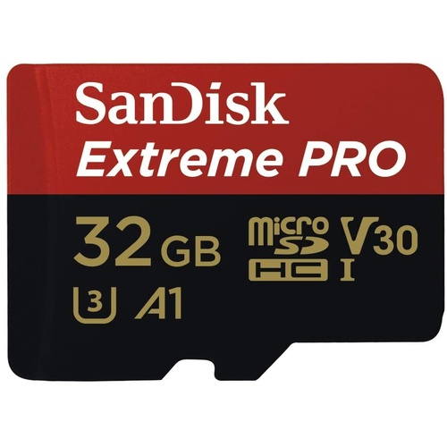 SanDisk Extreme Pro 32GB microSD SDHC With Adaptor - FMS-MSDEXTREMEP-032G