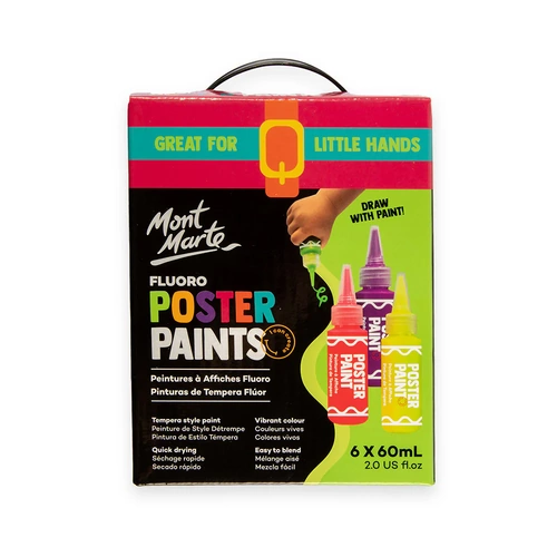 Mont Marte Poster Paint Fluoro Colours - 81630