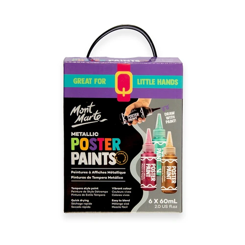 Mont Marte Poster Paint Metallic Colours - 81630