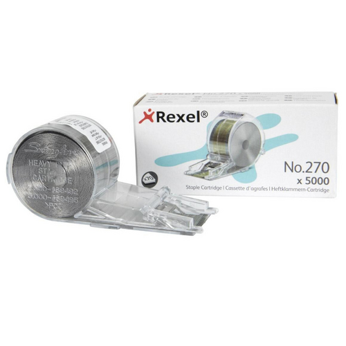 Rexel Electric Staples Cartridge NO.270 For Use in Stella 70 Electric Stapler R06311 - Pack 5000